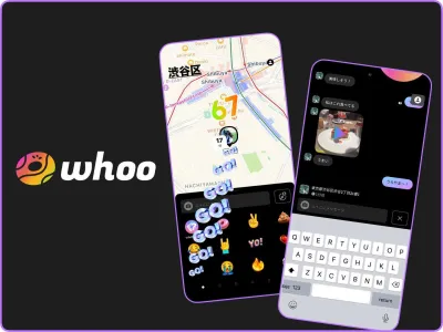 株式会社LinQのZ世代に人気の位置情報共有アプリ『whoo』の長期インターンの画像